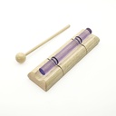 [MUI-338] Crystal Energy Chime Single Colored Purple - B7 (432 Hz, 16 cm)