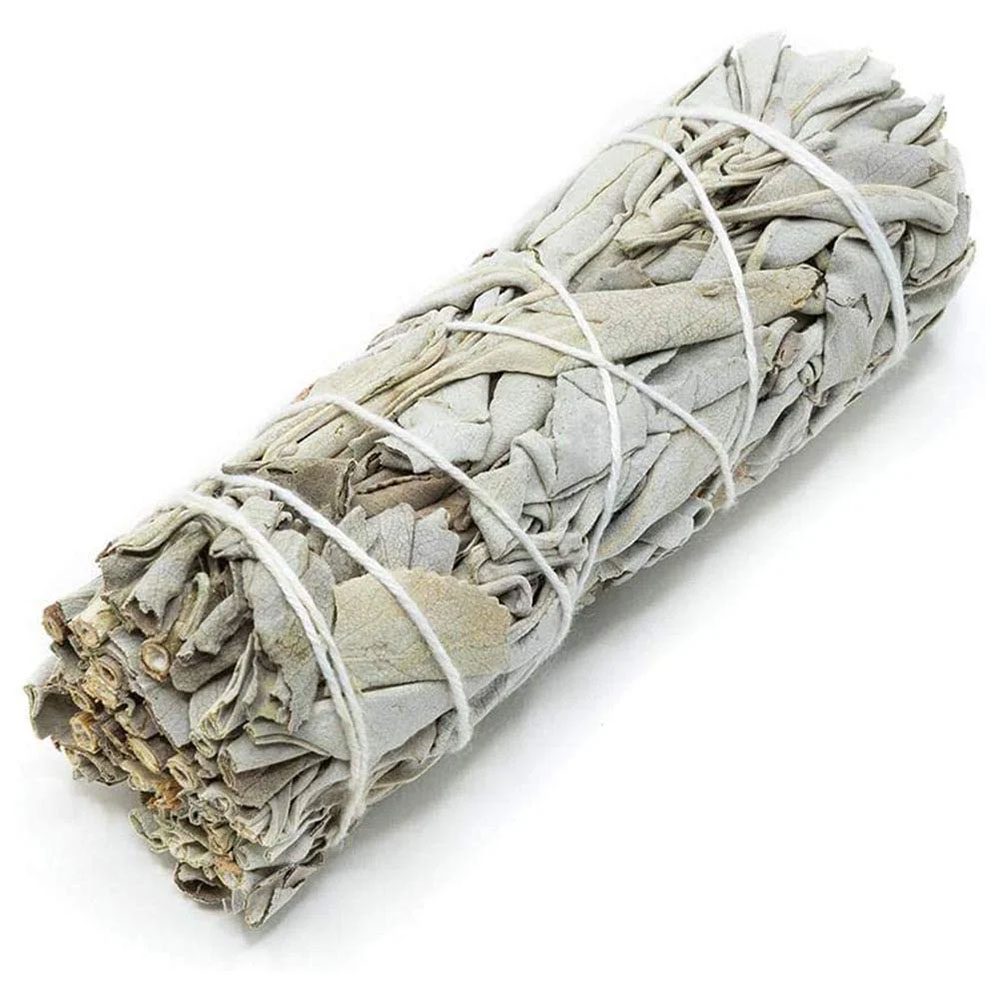[INS-020] White Sage California Organic Medium Smudge (11 cm)
