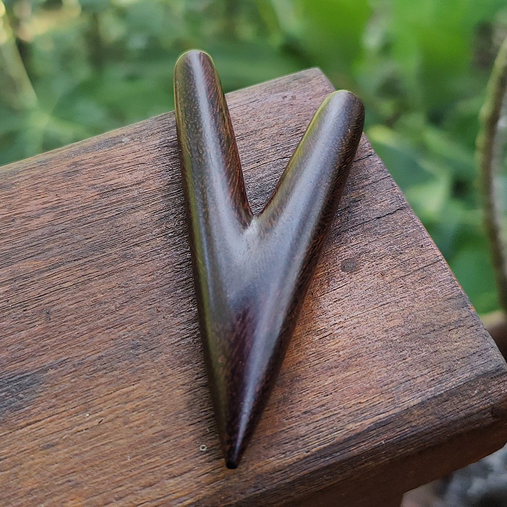 [RPA-003] Wooden Kuripe Rapeh Applicator (Tamarind Wood)