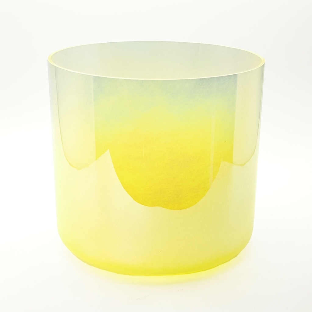 [ACB-199] Alchemy Crystal Bowl Yellow Lemon - E4 (17 cm, 0.6 kg)