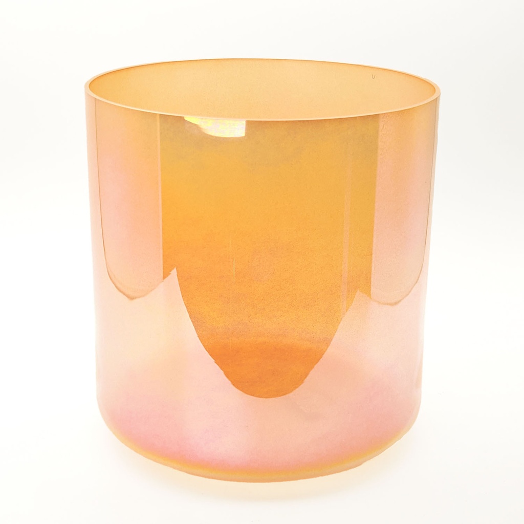 [ACB-198] Alchemy Crystal Bowl Orange - D4 (17 cm, 0.7 kg)