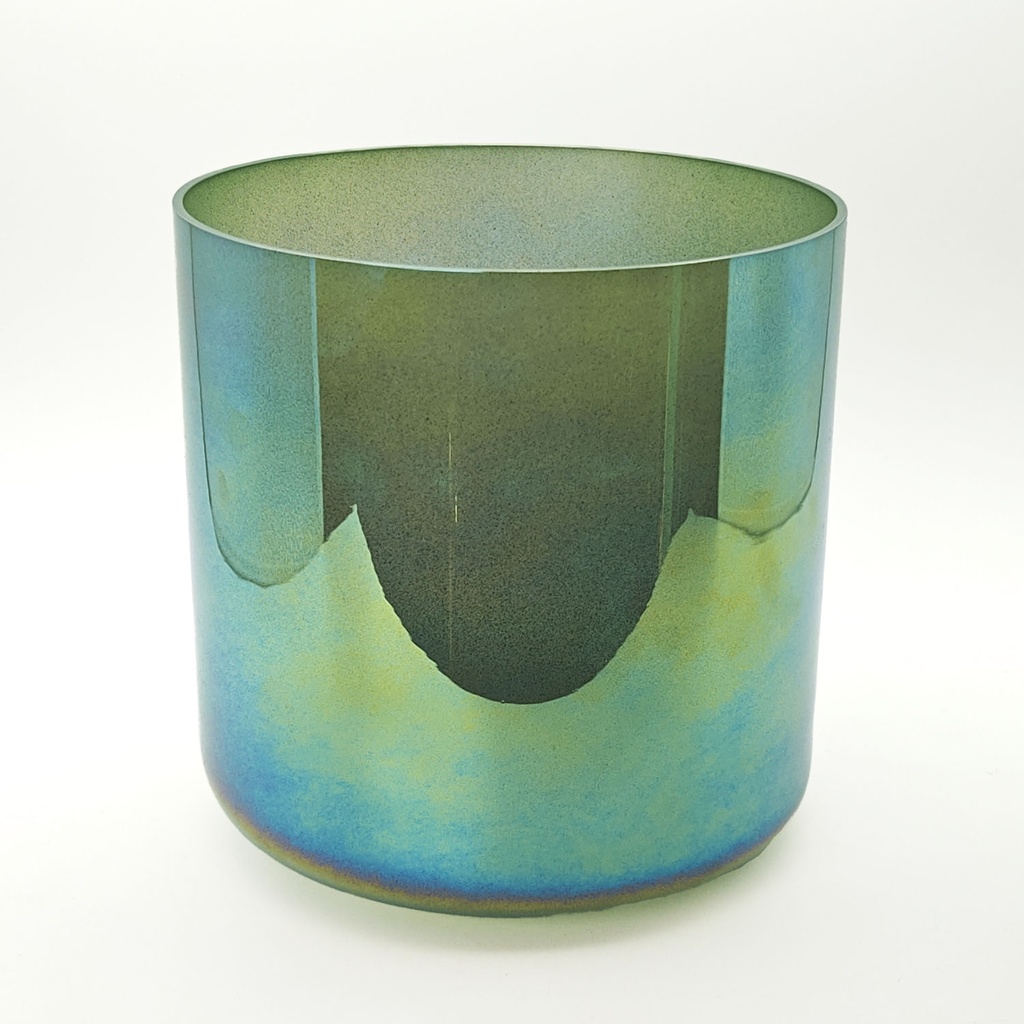 [ACB-197] Alchemy Crystal Bowl Green - F4 (16 cm, 0.6 kg)