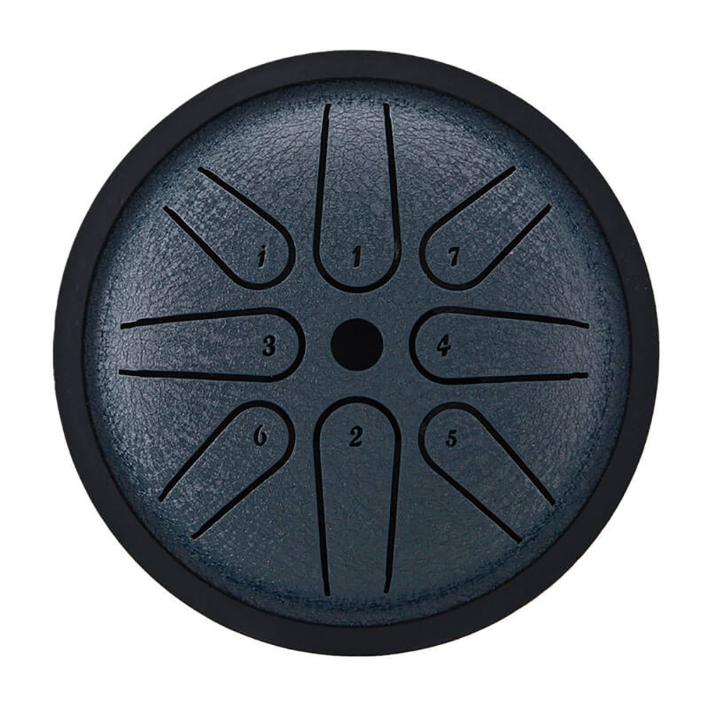 [HPY-075] HLURU Happy Drum Mini TM8-4 Navy Blue (13 cm, Carbon Steel)