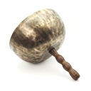 [VBR-086] Vibrating Hammered Singing Bowl With Handle - G#2 (25 cm, 1.8 kg)
