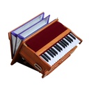 [MUI-289] RAGA Harmonium Portable Hari Naam (32 Keys, Kali Wood, 4.5 kg) (+ Case)