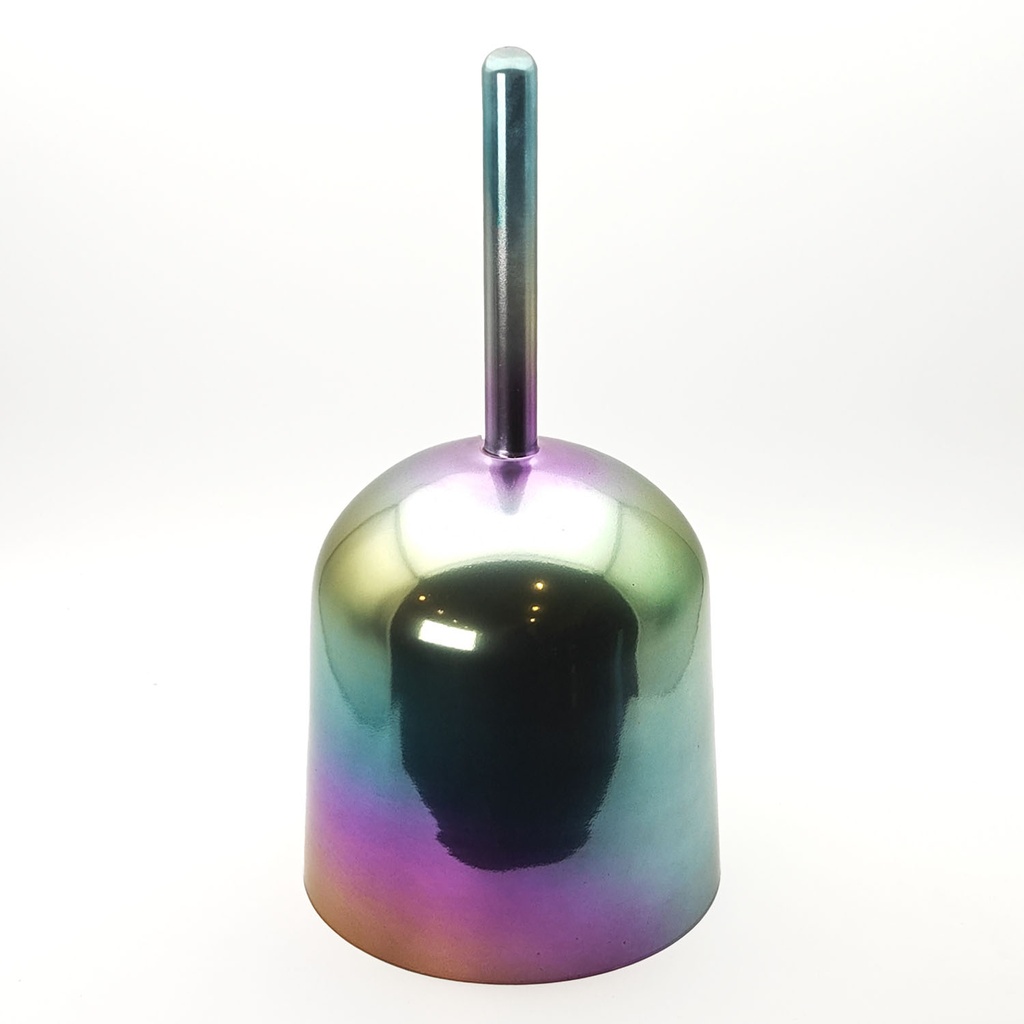 [ACB-157] Alchemy Crystal Bowl With Handle Titanium Blue-Purple - F4 (17 cm, 0.7 kg)