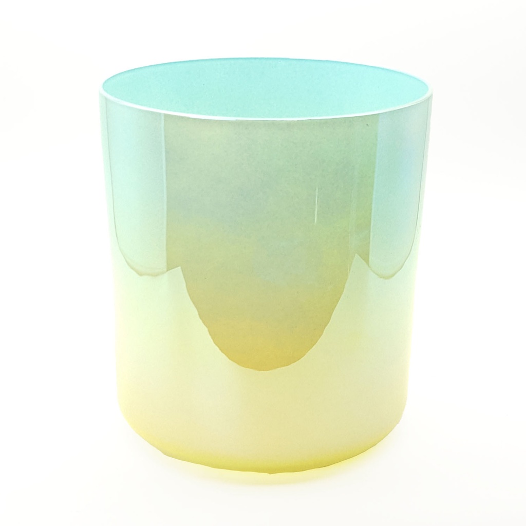 [ACB-174] Alchemy Crystal Bowl Candy Blue-Yellow - E4 (16 cm, 0.5 kg)