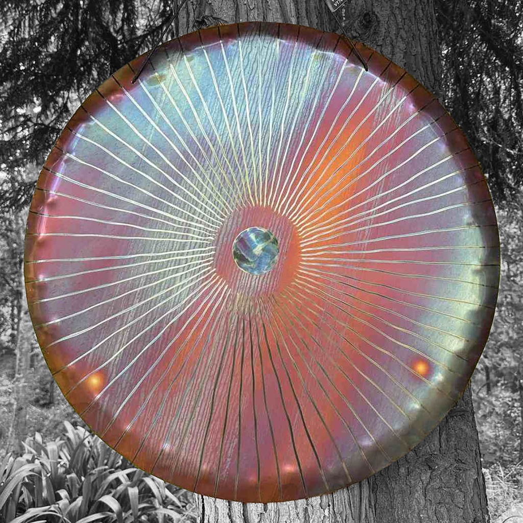 [GNG-050] UNIVERSE GONG Vento (Wind Gong) "Blue Purple Eye" VT70-0030 - Note C#2 (69 cm, 3.5 kg) (+ quality case)