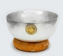 [NMH-146] Silver Newmoon Hammered Singing Bowl - E3 (22 cm, 1.3 kg)