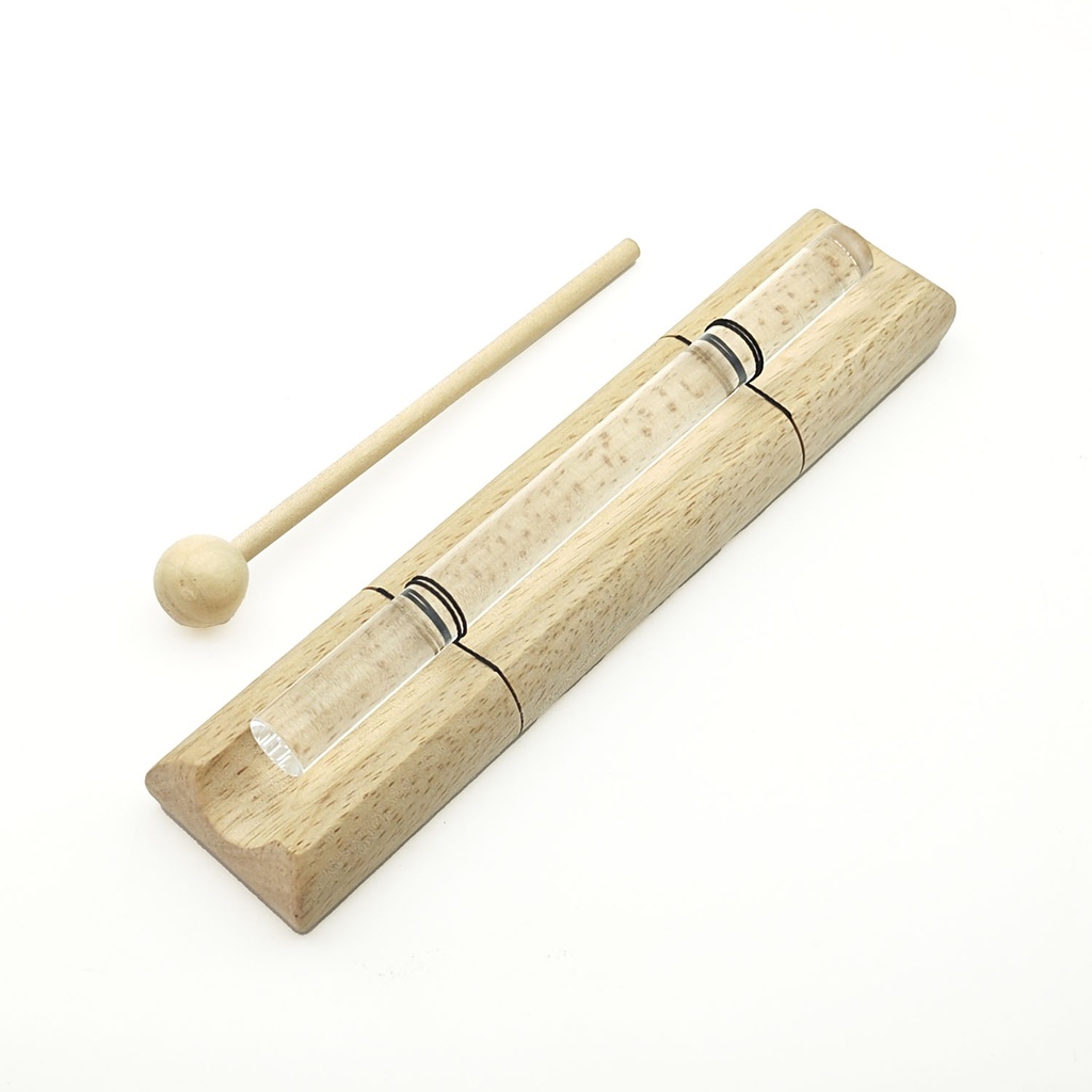 [MUI-292] Crystal Energy Chime Single Clear - D7 (432 Hz, 21 cm)