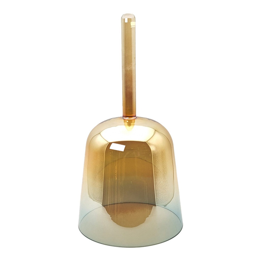 [ACB-103] Alchemy Crystal Bowl With Handle Brown-Blue - G4 (16 cm, 0.6 kg)