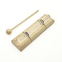 [MUI-331] Crystal Energy Chime Single Clear - B7 (432 Hz, 16 cm)