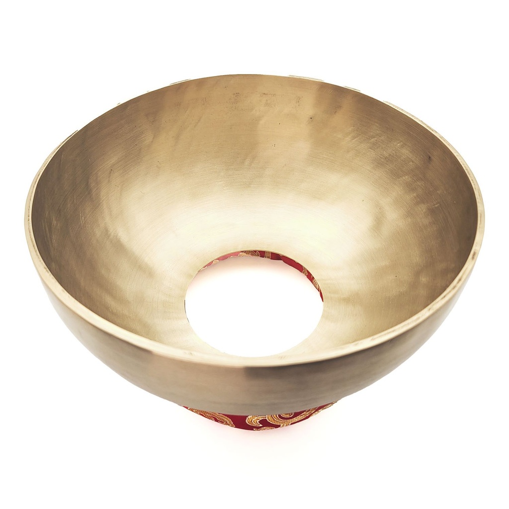 [VBR-036] Hole Vibrating Hammered Singing Bowl - G#2 (25 cm, 1.6 kg )