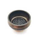 [SOB-011] Souvenir Machine Made Bowl Mantra Monk Carve (10 cm, 0.3 kg) (+ pillow and stick)