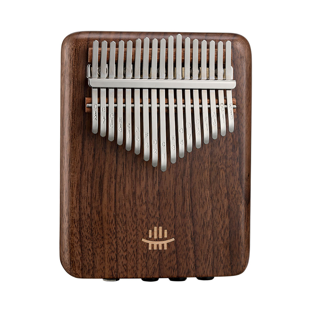 [MUI-293] HLURU EQ Kalimba KEQ17 (17 Keys, Black Walnut, EQ+Pickup) (+ hard case)