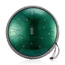 [HPY-081] HLURU Tongue Drum TBP15-14 Jewel Green (36 cm, Microalloyed Steel) (+ case)