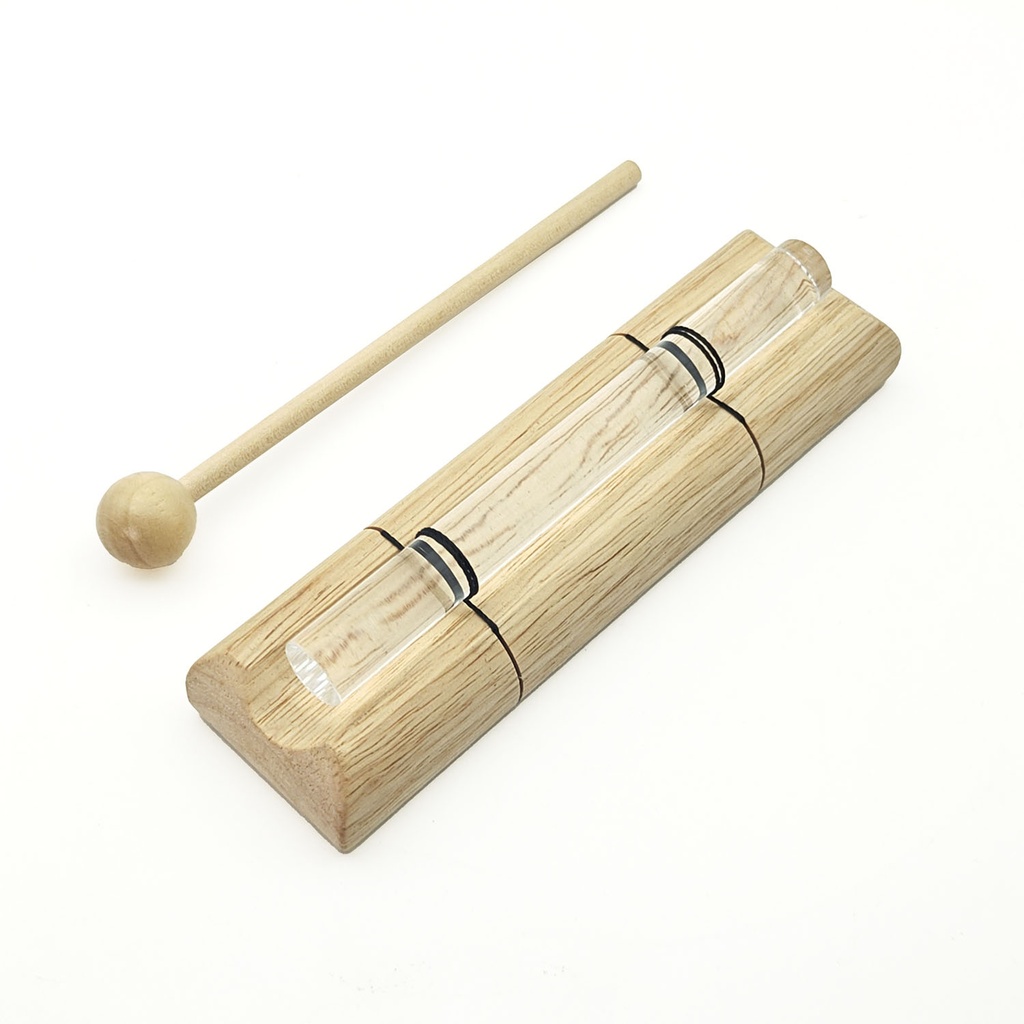 [MUI-330] Crystal Energy Chime Single Clear - A7 (432 Hz, 17 cm)