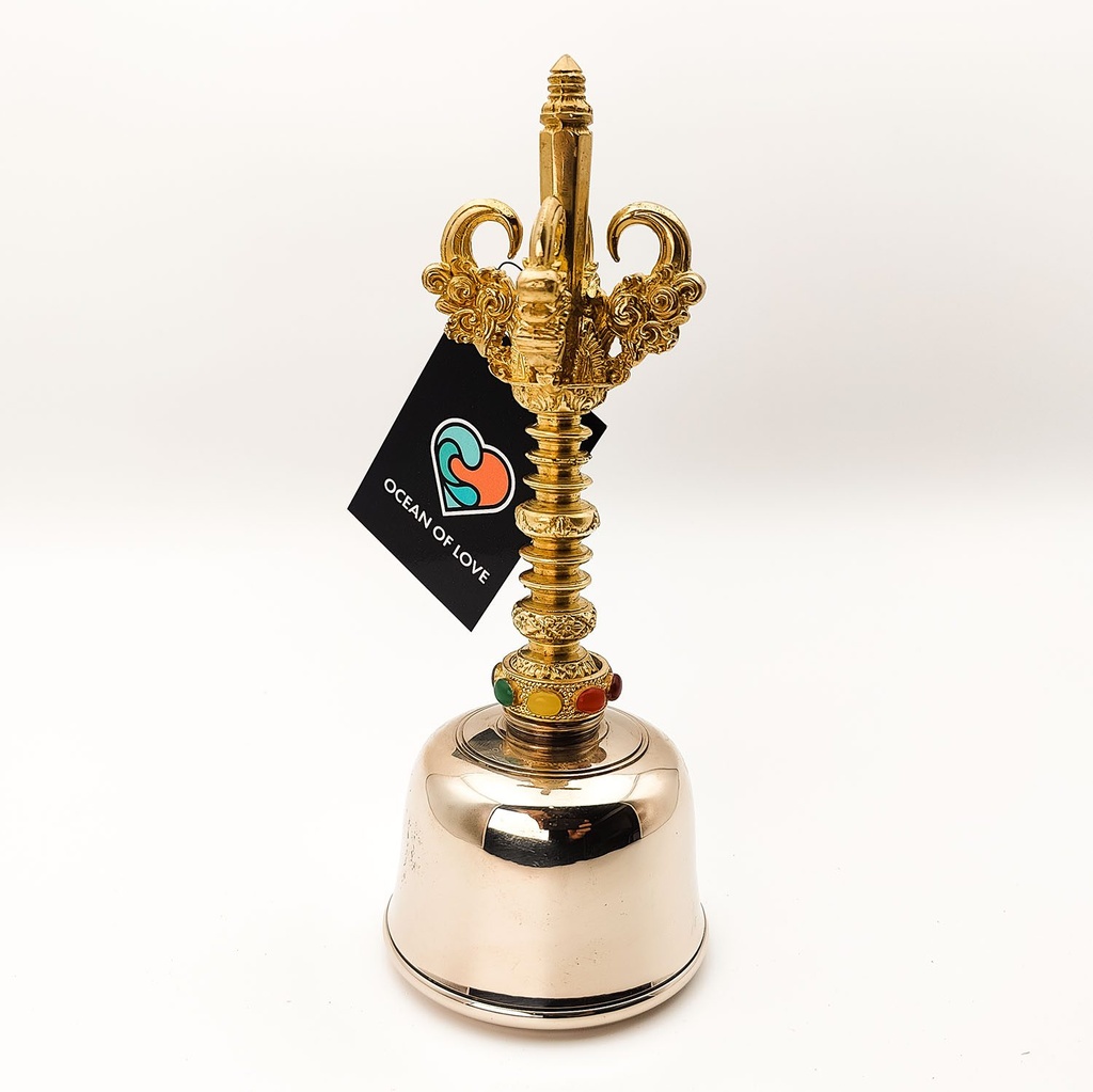 [MUI-094] Balinese Priest Genta Bell Plain (8 cm, 1 kg)
