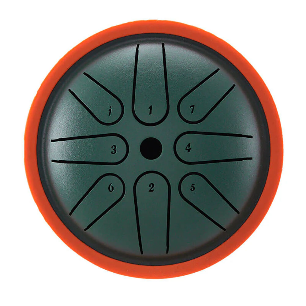 [HPY-078] HLURU Happy Drum Mini TM8-4 Mineral Green (13 cm, Carbon Steel)