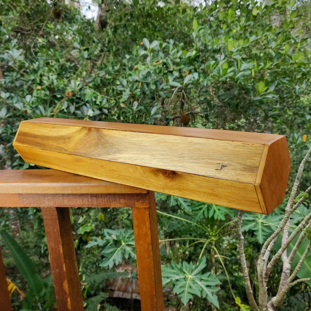 [MUI-037] Rain Pillar Standing Shaker Teakwood (60 cm, 2.3 kg, 6 min) (+ soft case)