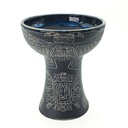 [INS-105] Premium Ceramic Glazed Incense Burner Medium "Aztec Eagle Spirit" (14 cm)