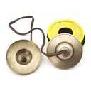 [TSH-051] Bronze Tingsha Tiger Eye (7 cm, 300 gr) (+ case)