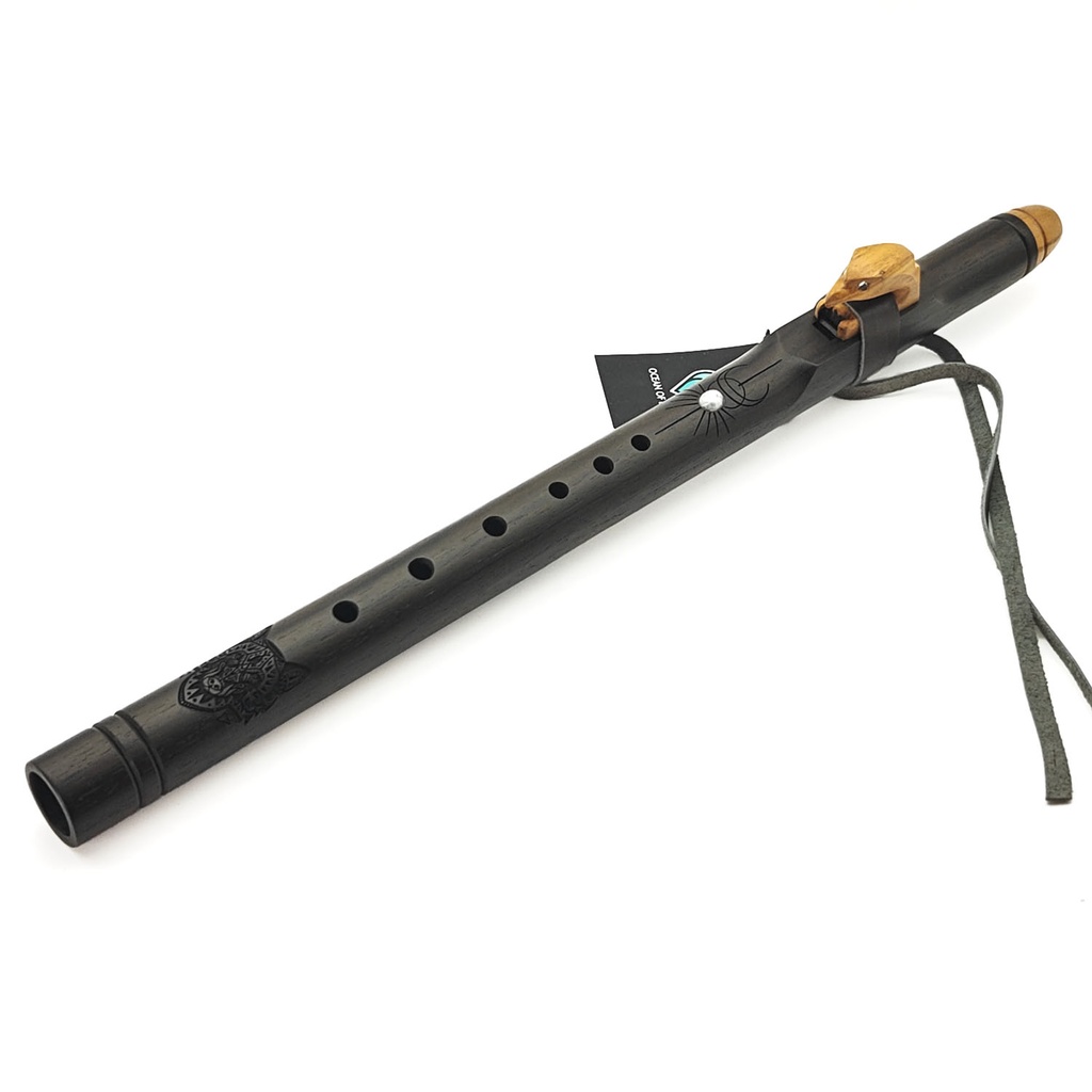 [FLT-096] Premium Single Flute Rosewood Moon Stone - G#m (45 cm) (+ case)