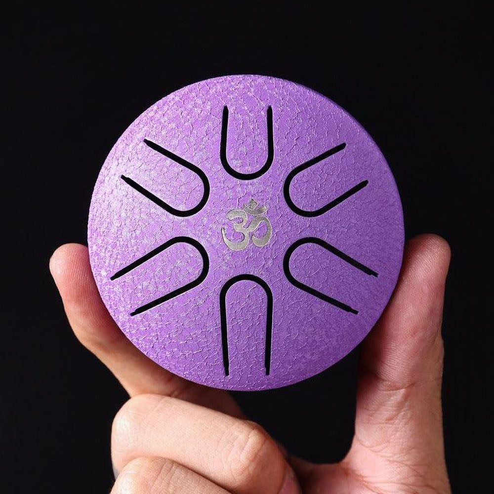 [HPY-058] HLURU Happy Drum Micro TM6-3 Purple "OM" (8 cm)