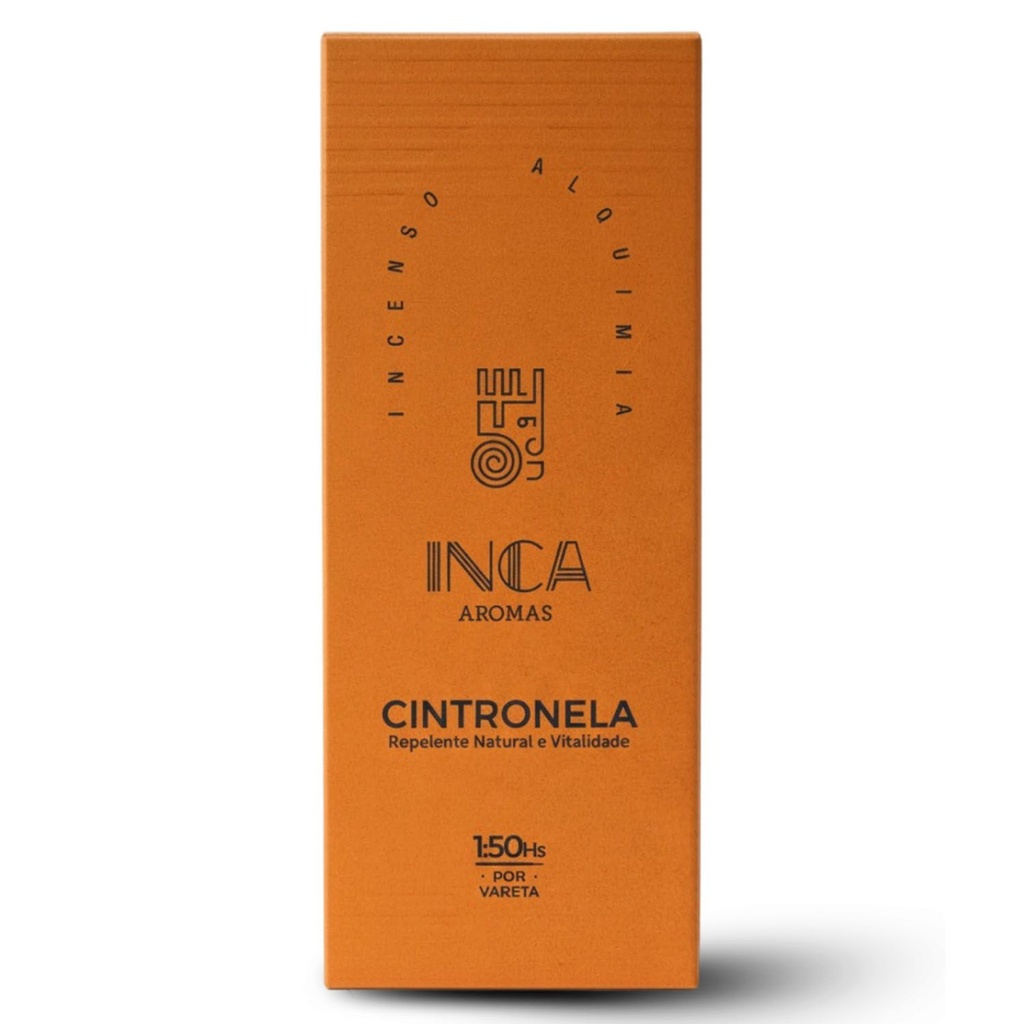[INS-094] INCA Aromas Premium Incense Sticks "Citronella" (Brasil)