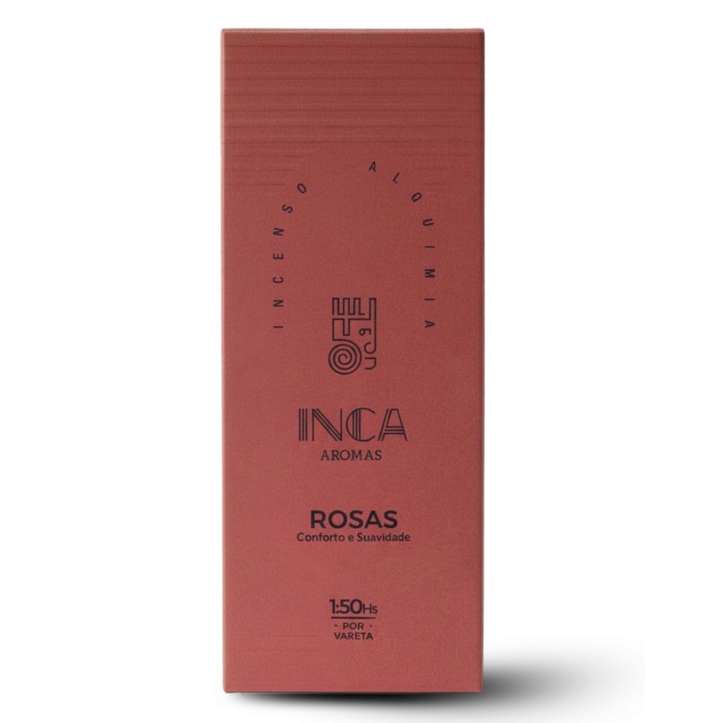 [INS-092] INCA Aromas Premium Incense Sticks "Roses" (Brasil)