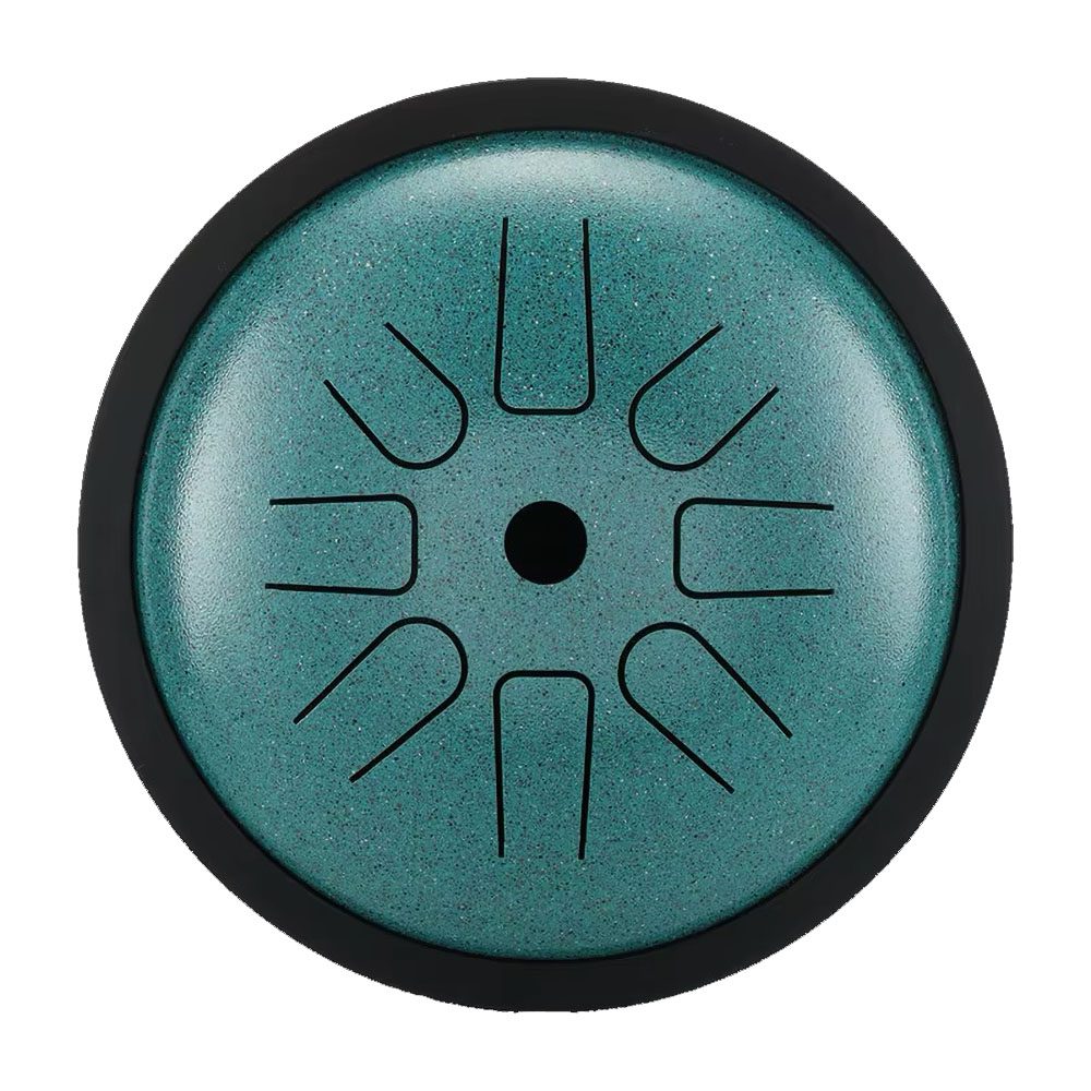 [HPY-046] HLURU Tongue Drum TP8-6 Malachite "C5-Pentatonic" (17 cm, Copper Steel)