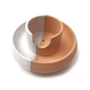 [INS-079] Ceramic Incense Holder 3 In 1 (for Incense Sticks, Palo Santo & White Sage)