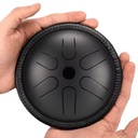 [HPY-017] HLURU Happy Drum Small TP6-5.5 Ink Black (15 cm, Copper Steel)