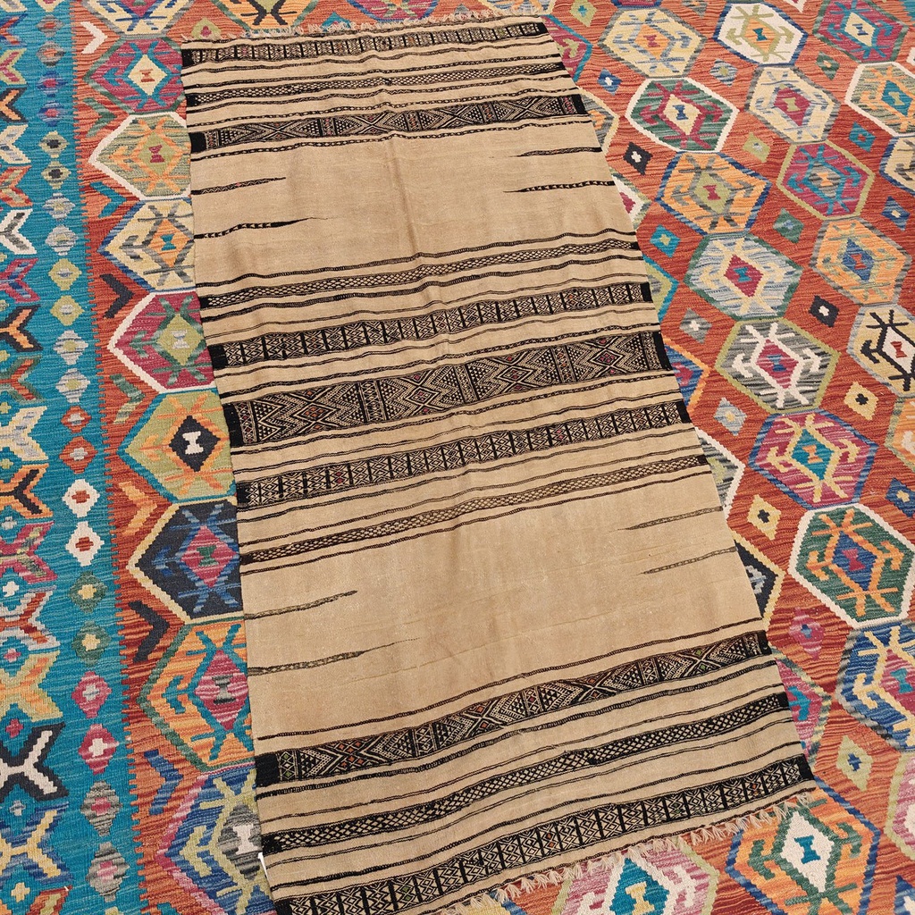 [SHB-105] Shamanic Mexican Handmade Wool Blanket (195x95cm)