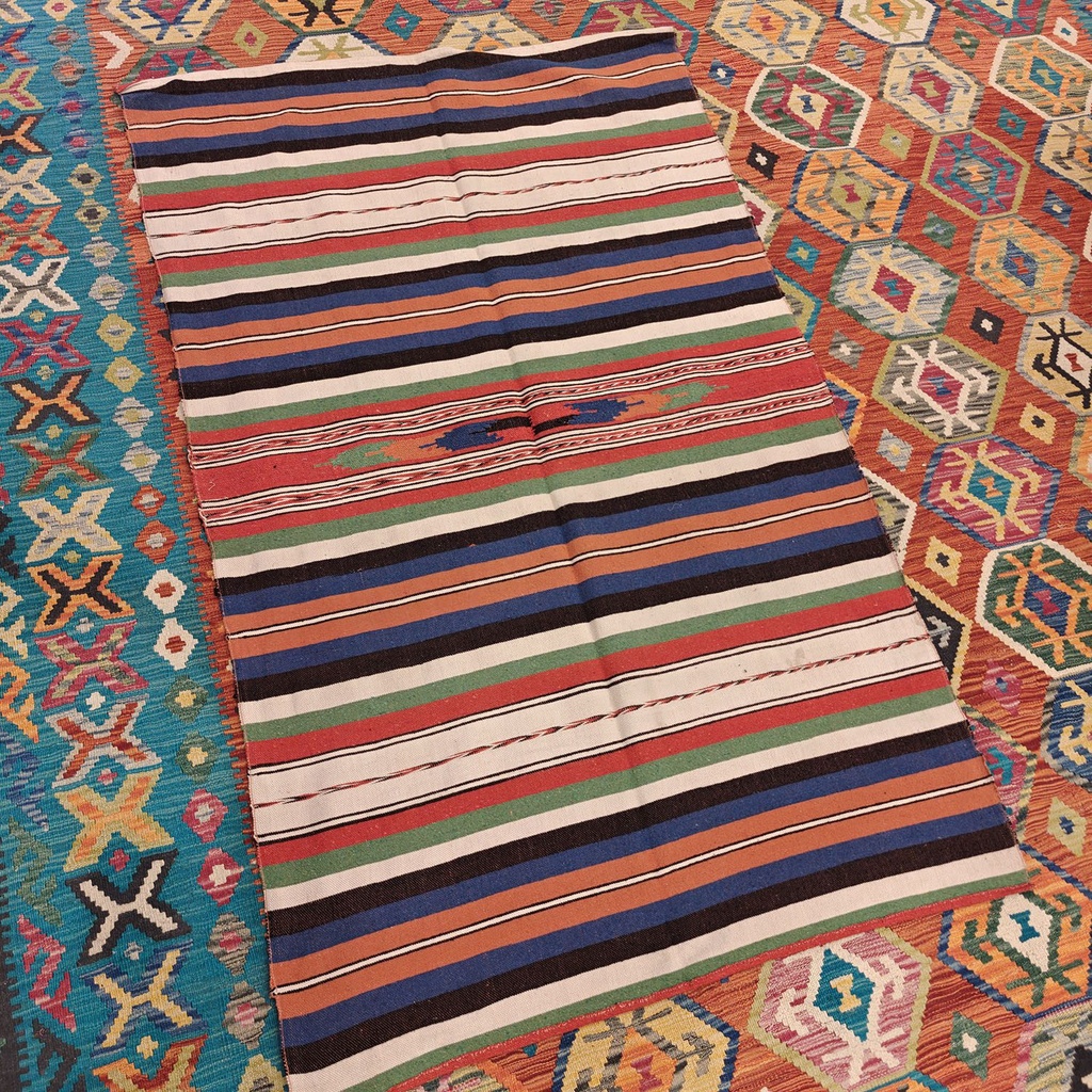 [SHB-094] Shamanic Mexican Handmade Wool Blanket (185x115cm)