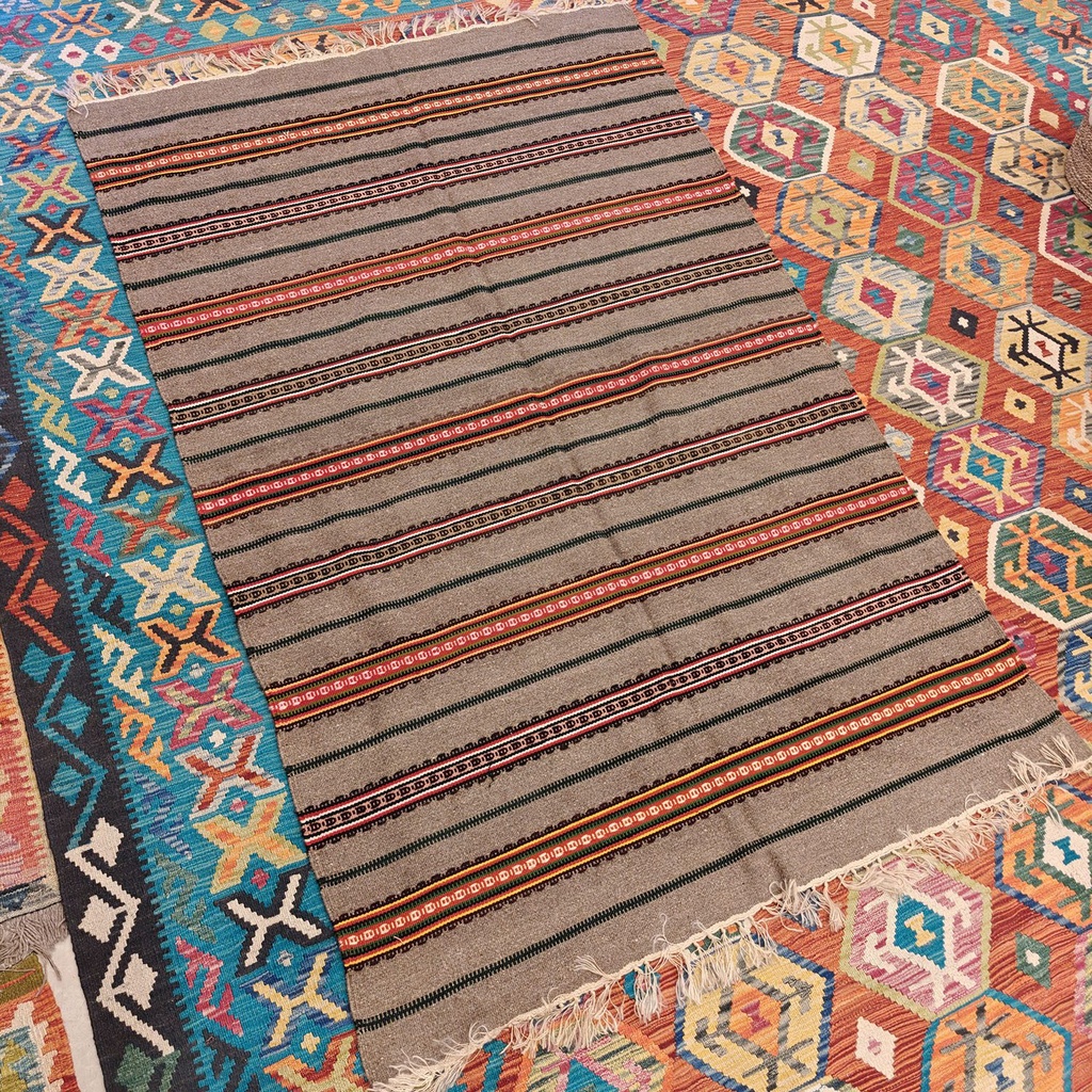 [SHB-084] Shamanic Mexican Handmade Wool Blanket (200x133cm)