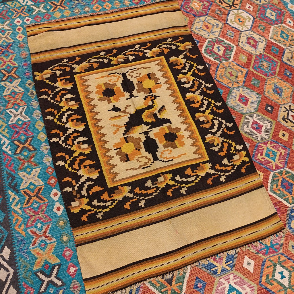 [SHB-077] Shamanic Mexican Handmade Wool Blanket (200x125cm)