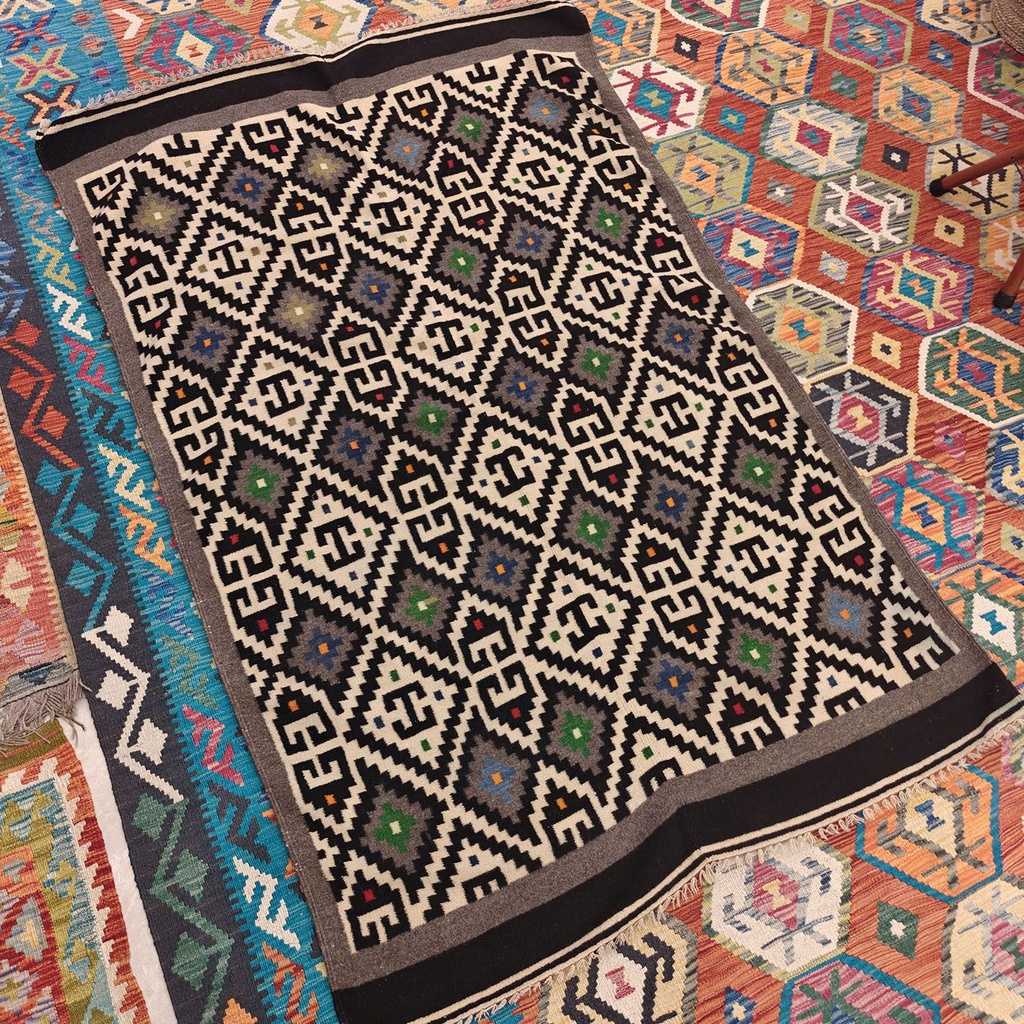 [SHB-066] Shamanic Mexican Handmade Wool Blanket (200x125cm)