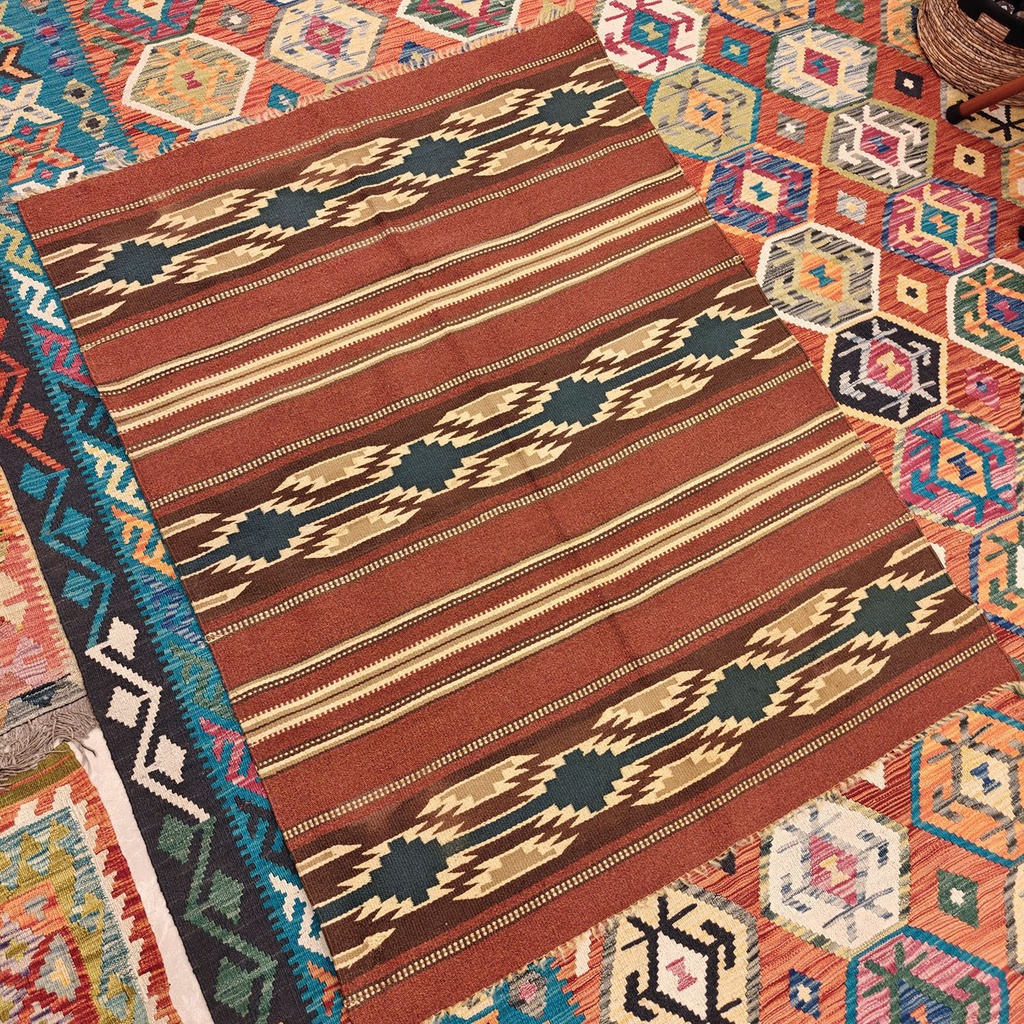 [SHB-060] Shamanic Mexican Handmade Wool Blanket (160x120cm)