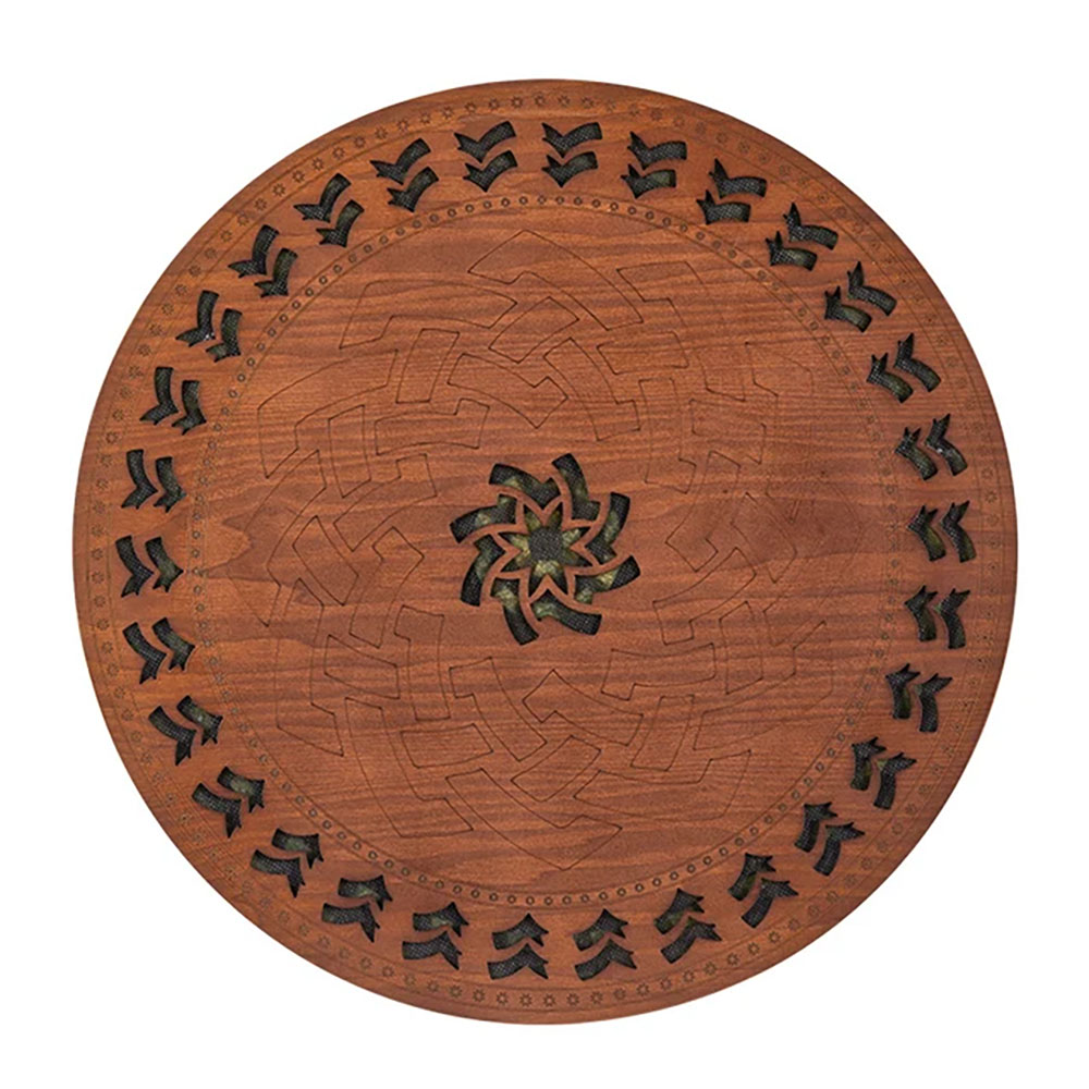 [MUI-340] HLURU Stream Drum Large Natural (40 cm, Flowing Creak Sound)