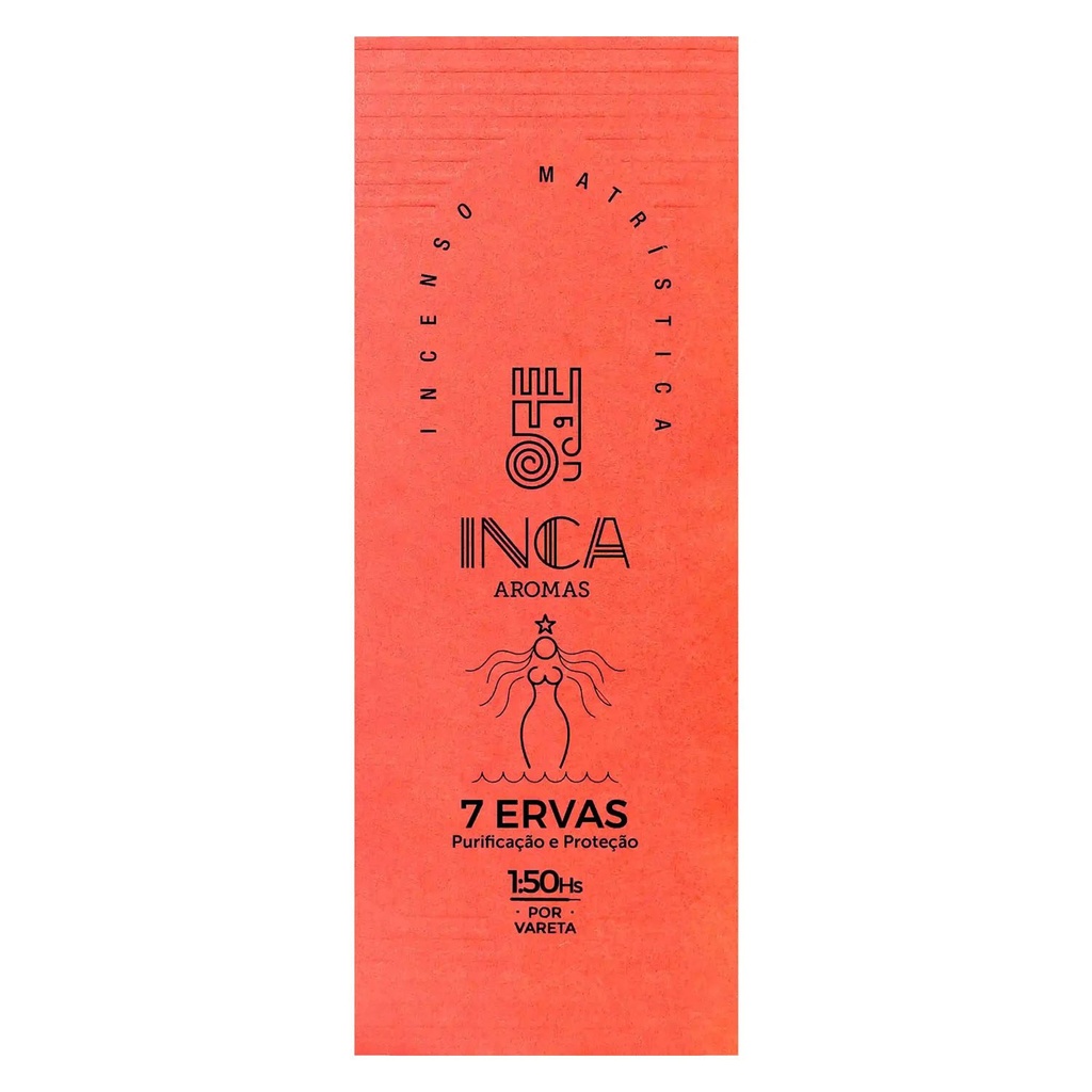 [INS-061] INCA Aromas Premium Incense Sticks "7 Herbs" (Brasil)
