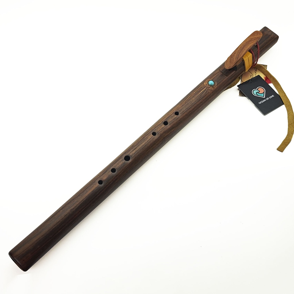 [FLT-131] TIRTA Single Flute Rosewood - E4 (440 Hz, 58 cm) (+ softcase)