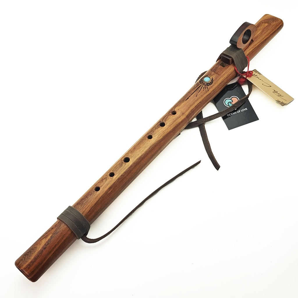 [FLT-129] TIRTA Single Flute Teakwood - F4 (440 Hz, 58 cm) (+ softcase)