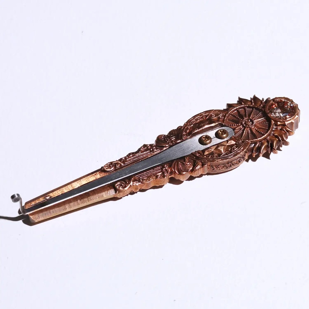 [JHR-017] Jaw Harp "Sun" (+ wooden case)