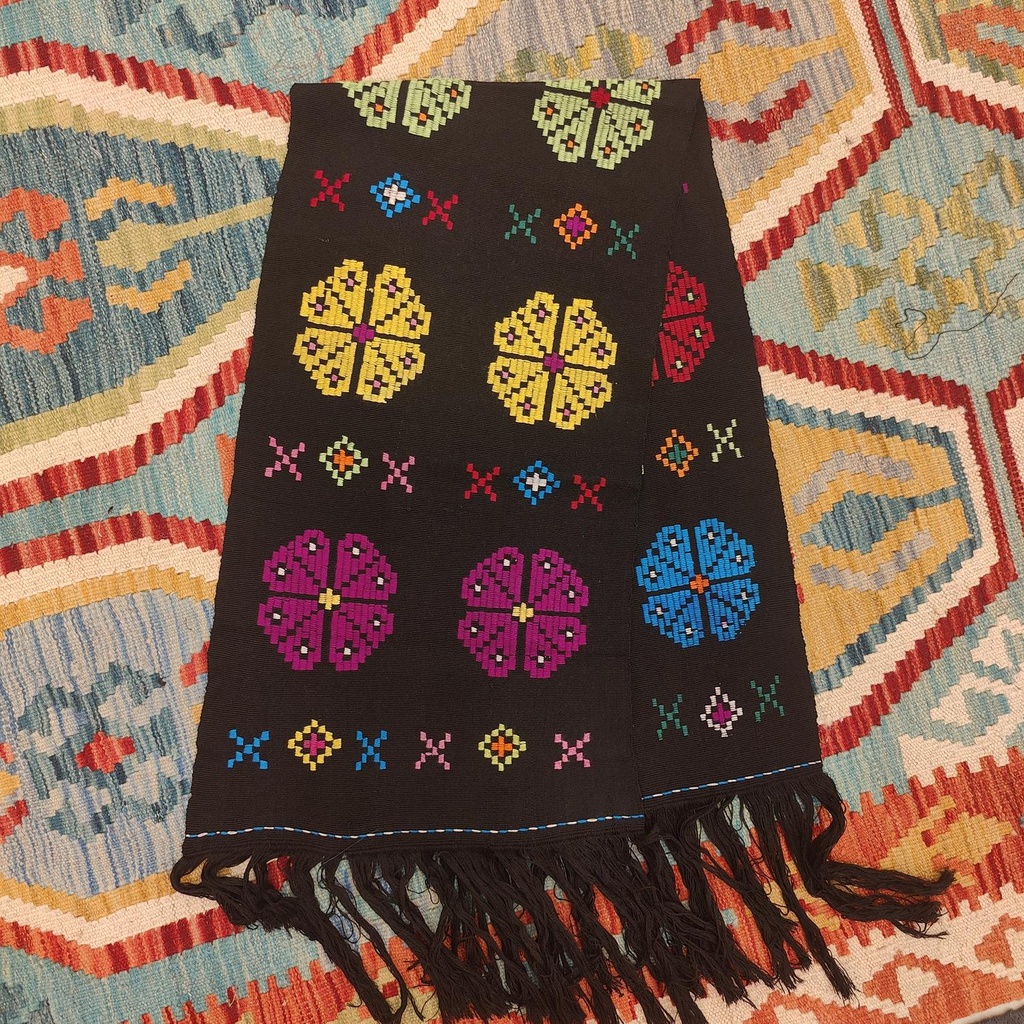 [ALT-066] Ceremonial Handmade Cotton Altar Cloth Red (117x31cm)
