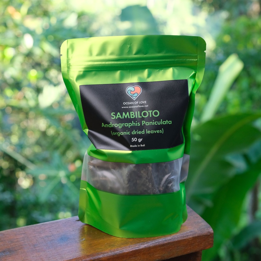 [PLT-024] Sambiloto (organic) (Andrographis Paniculata) (30 tea bags / 50 gr)