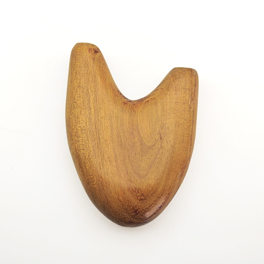 [RPA-035] Wooden Kuripe Rapeh Applicator "Heart" (Jackfruit Wood)