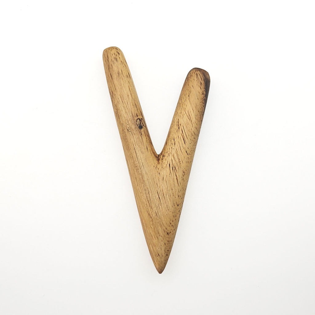 [RPA-007] Wooden Kuripie Rapeh Applicator (White Tamarind Wood)